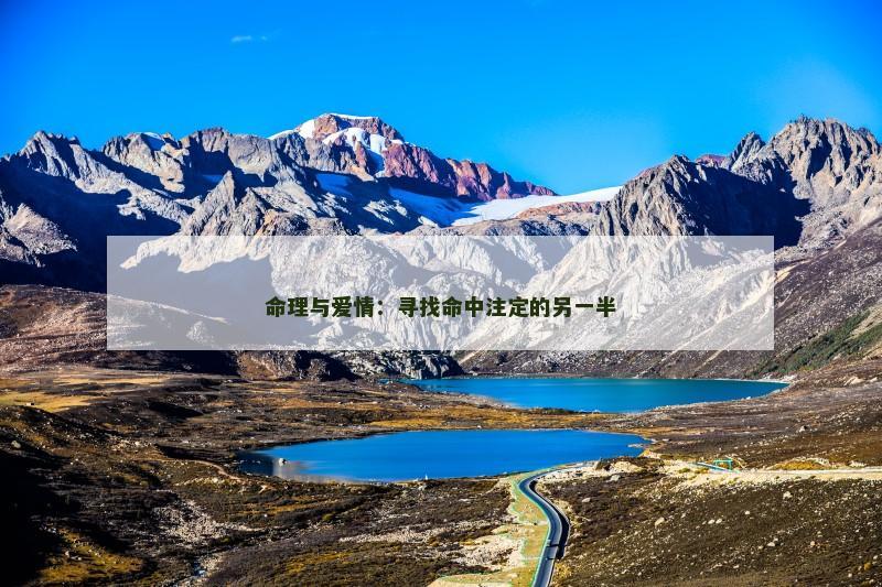 命理与爱情:寻找命中注定的另一半