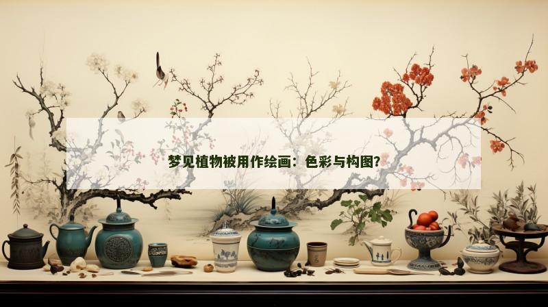 梦见植物被用作绘画:色彩与构图?
