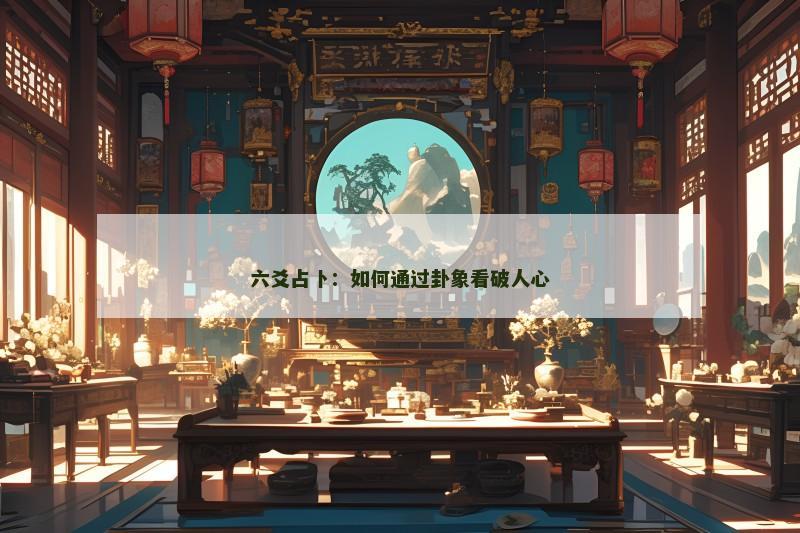 六爻占卜：如何通过卦象看破人心