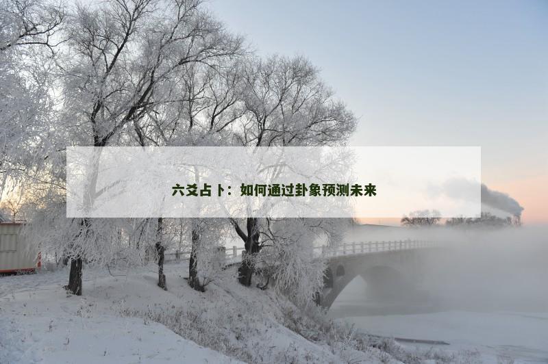 六爻占卜：如何通过卦象预测未来