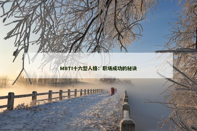 MBTI十六型人格：职场成功的秘诀