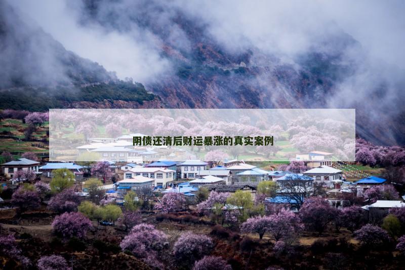 阴债还清后财运暴涨的真实案例