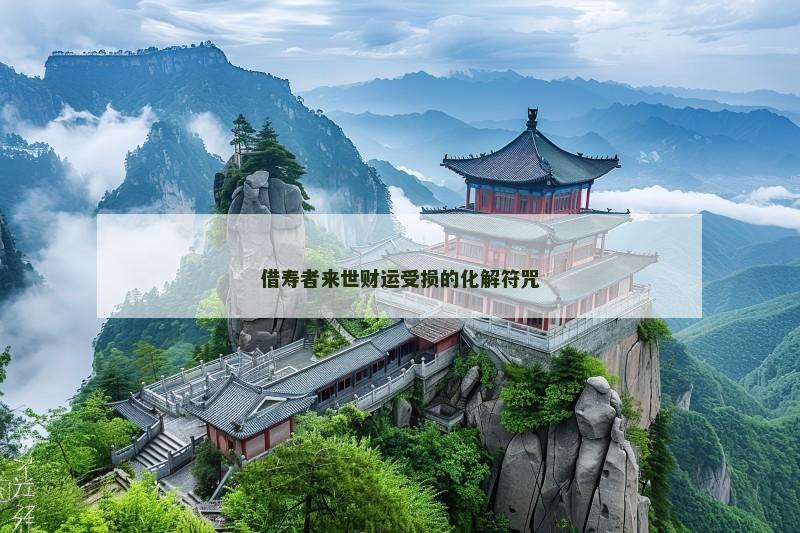 借寿者来世财运受损的化解符咒