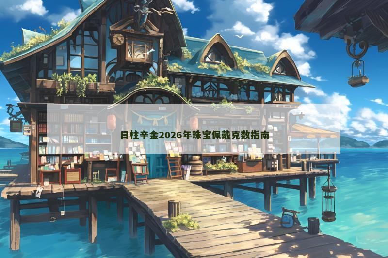 日柱辛金2026年珠宝佩戴克数指南