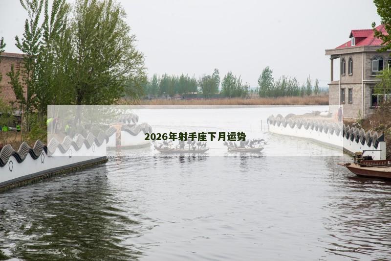 2026年射手座下月运势