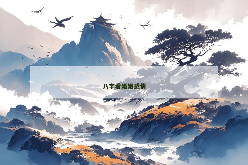 八字看婚姻感情